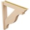 Ekena Millwork 6-in W x 34-in D x 38-in H Funston Trad Rough Cedar Woodgrain TimberThane Outlooker, Primed Tan OUTUR060X34X38FST04RCPR - alternate 6